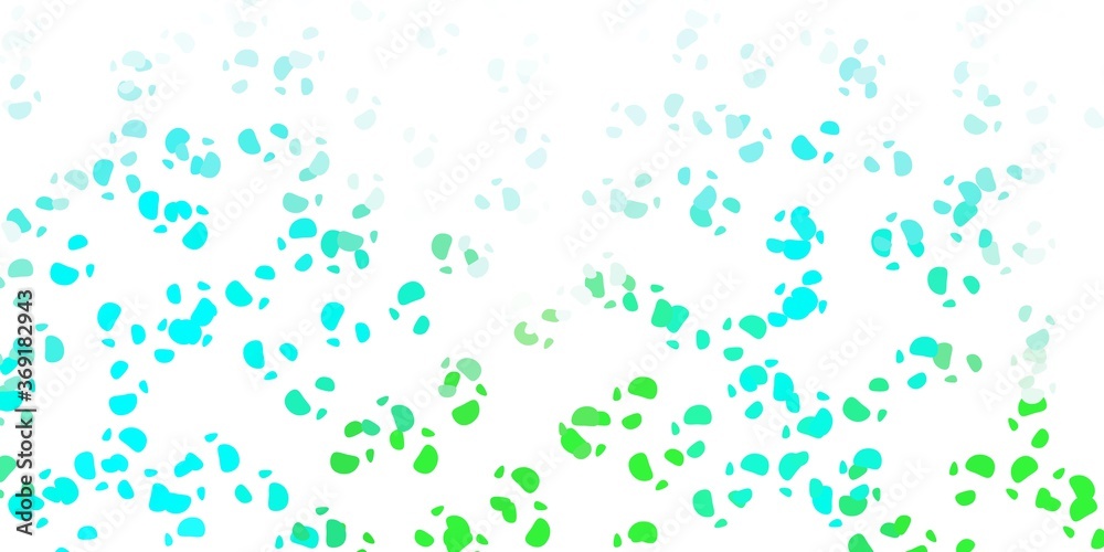 Light green vector backdrop with chaotic shapes. Light green vector backdrop with chaotic shapes.