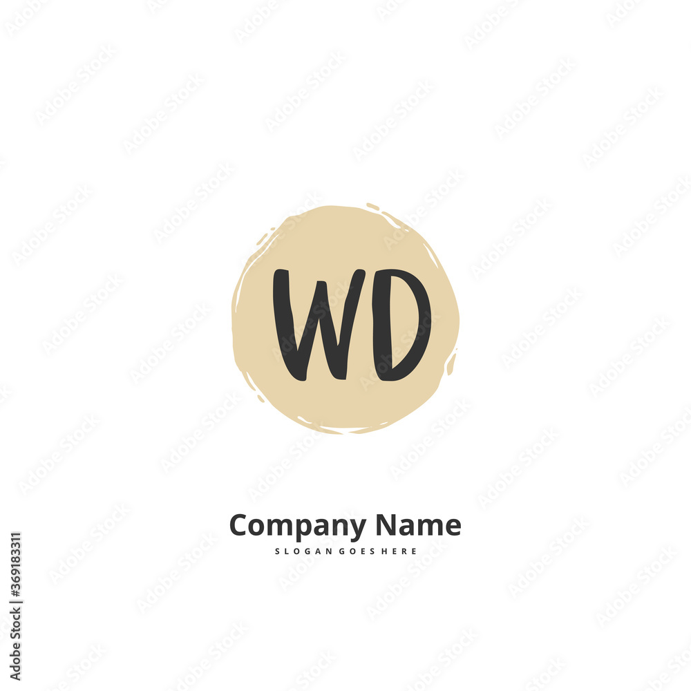 W D WD Initial handwriting and signature logo design with circle. Beautiful design handwritten logo for fashion, team, wedding, luxury logo. W D WD Initial handwriting and signature logo design with circle. Beautiful design handwritten logo for fashion, team, wedding, luxury logo.