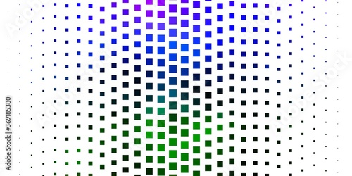 Light Multicolor vector pattern in square style. Modern design with rectangles in abstract style. Pattern for websites, landing pages.