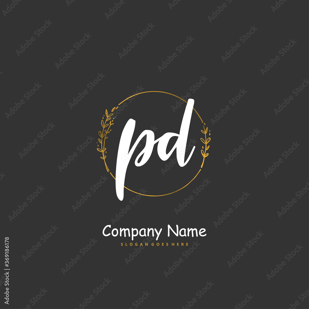 P D PD Initial handwriting and signature logo design with circle. Beautiful design handwritten logo for fashion, team, wedding, luxury logo. P D PD Initial handwriting and signature logo design with circle. Beautiful design handwritten logo for fashion, team, wedding, luxury logo.