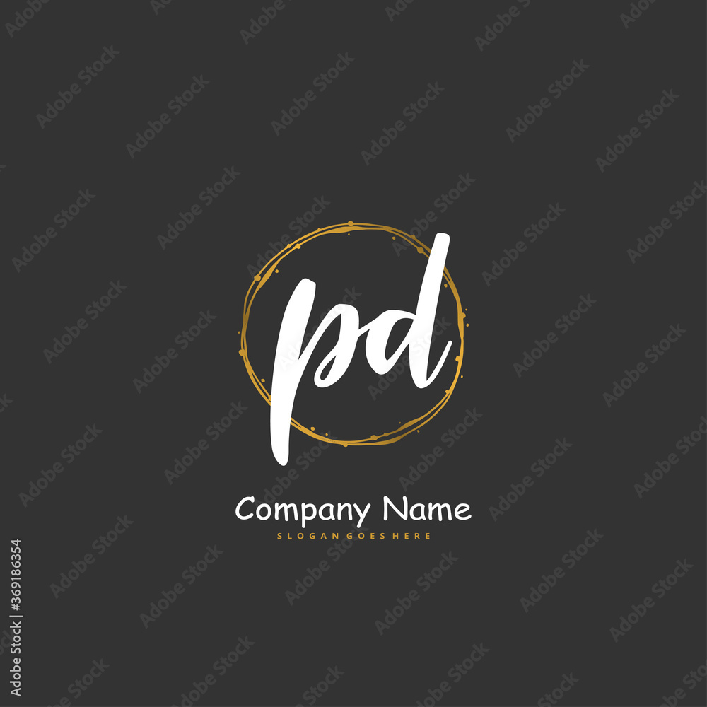 P D PD Initial handwriting and signature logo design with circle. Beautiful design handwritten logo for fashion, team, wedding, luxury logo. P D PD Initial handwriting and signature logo design with circle. Beautiful design handwritten logo for fashion, team, wedding, luxury logo.