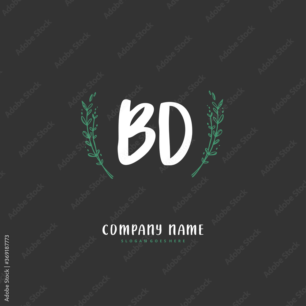 B D BD Initial handwriting and signature logo design with circle. Beautiful design handwritten logo for fashion, team, wedding, luxury logo. B D BD Initial handwriting and signature logo design with circle. Beautiful design handwritten logo for fashion, team, wedding, luxury logo.