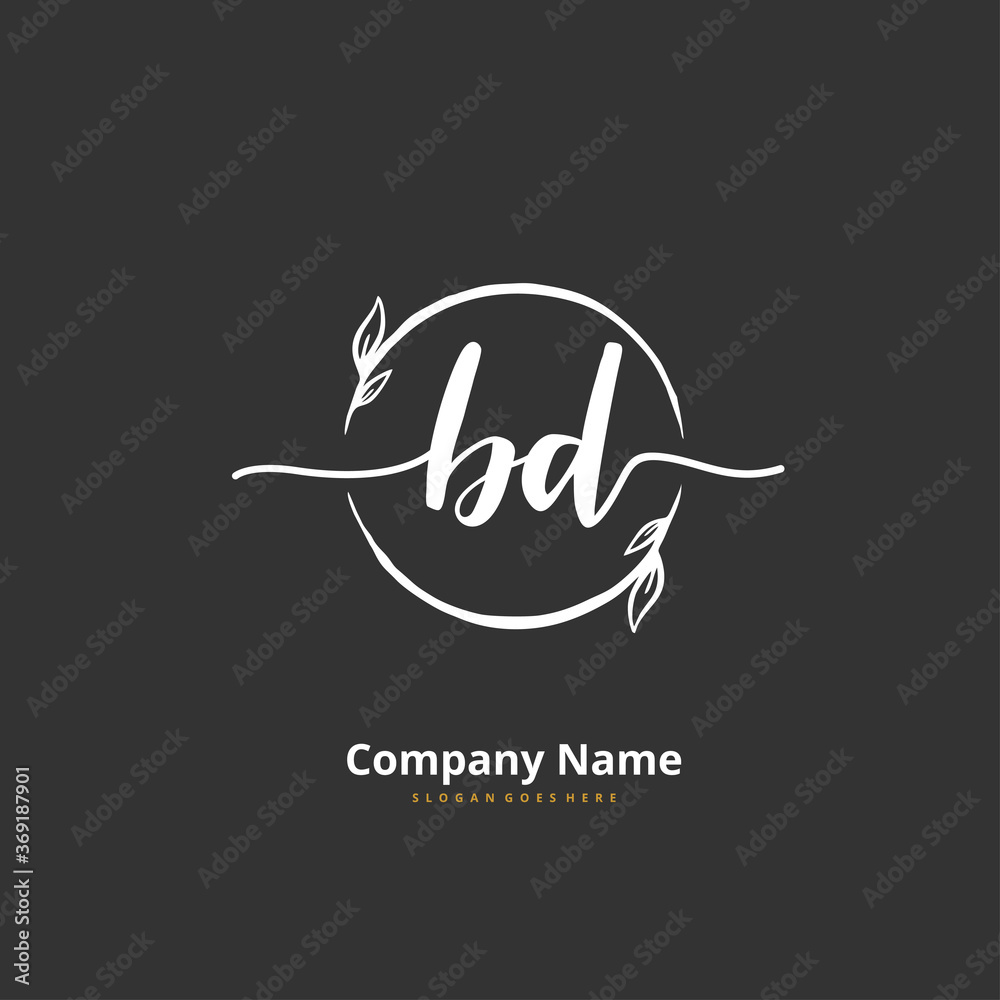 B D BD Initial handwriting and signature logo design with circle. Beautiful design handwritten logo for fashion, team, wedding, luxury logo. B D BD Initial handwriting and signature logo design with circle. Beautiful design handwritten logo for fashion, team, wedding, luxury logo.