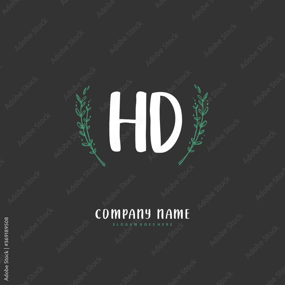H D HD Initial handwriting and signature logo design with circle. Beautiful design handwritten logo for fashion, team, wedding, luxury logo. H D HD Initial handwriting and signature logo design with circle. Beautiful design handwritten logo for fashion, team, wedding, luxury logo.