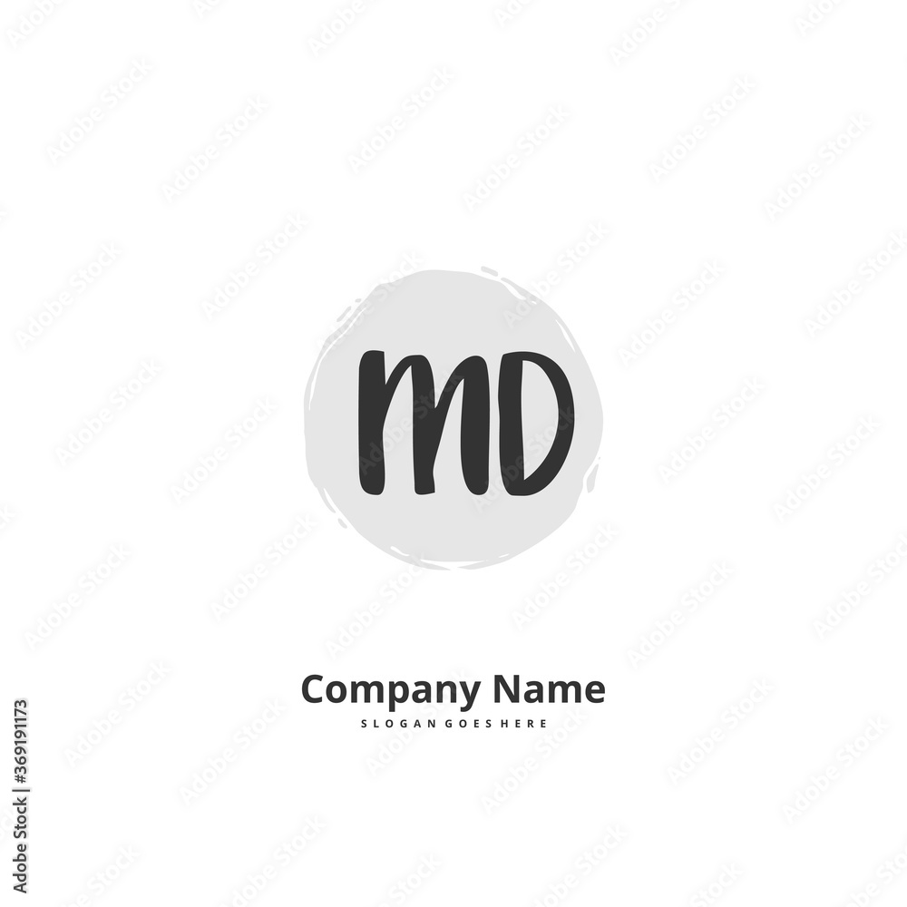 M D MD Initial handwriting and signature logo design with circle. Beautiful design handwritten logo for fashion, team, wedding, luxury logo. M D MD Initial handwriting and signature logo design with circle. Beautiful design handwritten logo for fashion, team, wedding, luxury logo.