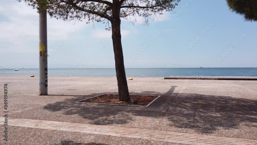 Clip of the port and seafront of Thessaloniki in Greece Clip of the port and seafront of Thessaloniki in Greece