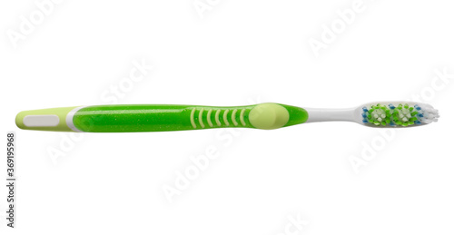 Tooth brush on white background