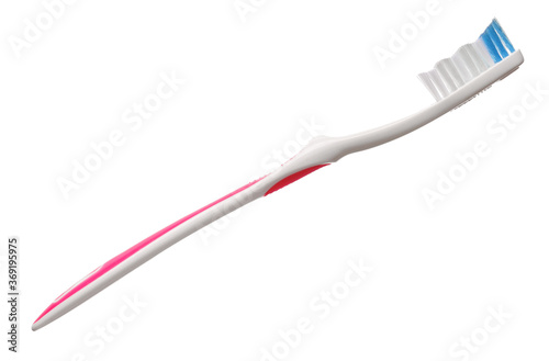 Tooth brush on white background