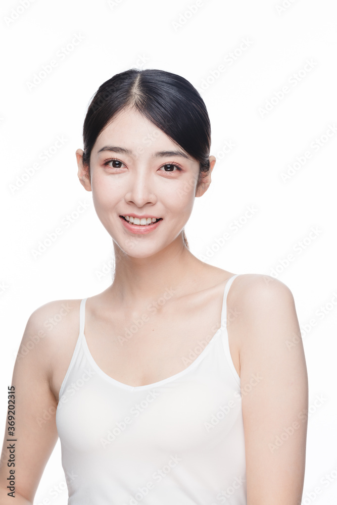 Portrait Of Beautiful Woman in Studio Portrait Of Beautiful Woman in Studio
