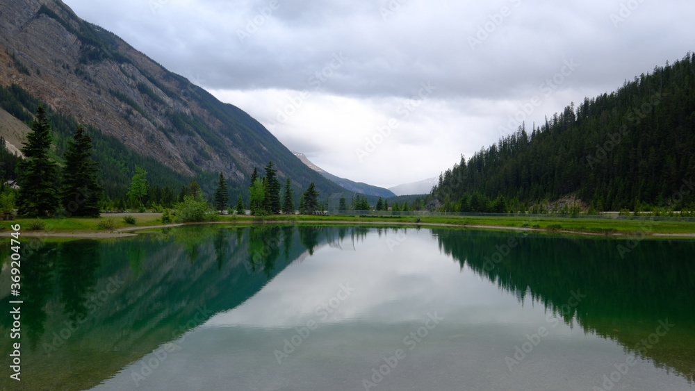 Landscape view of Field, British Columbia,  Banff, Alberta, Canada