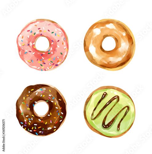 set of donuts