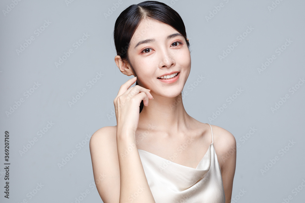 Portrait Of Beautiful Woman in Studio Portrait Of Beautiful Woman in Studio