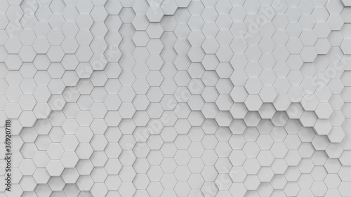 Cellular pattern of white h...
