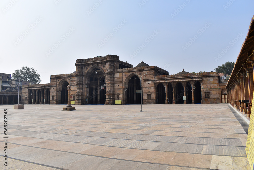 Jami Masjid or Friday Mosque, built in 1424 during the reign of Ahmed Shah, Ahmedabad, Gujarat, India