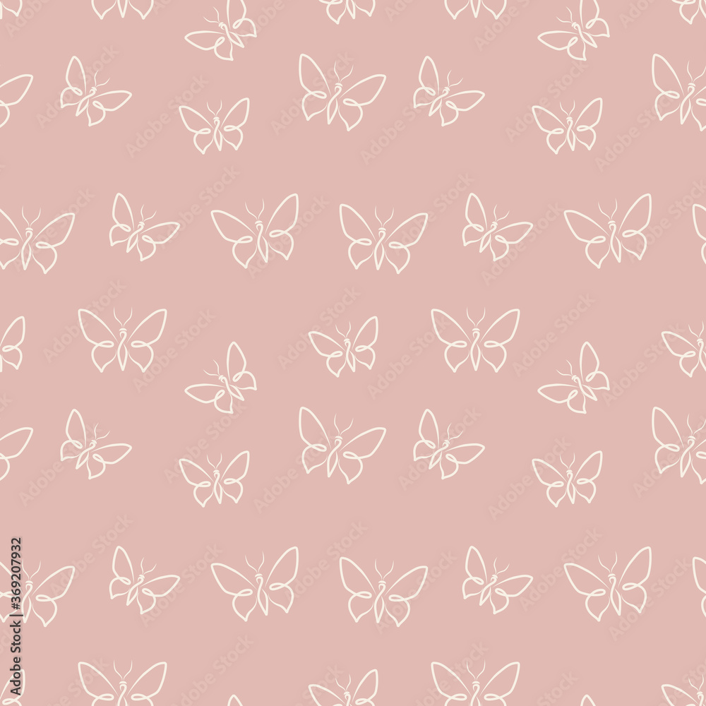 nude background simple line butterflies pattern nude background simple line butterflies pattern