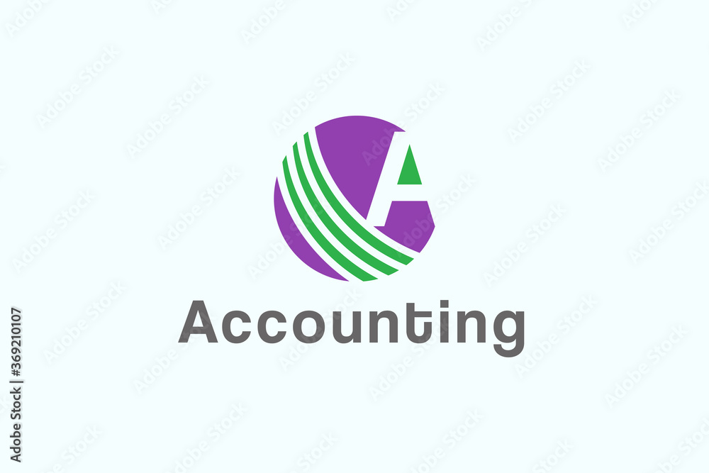 Financial Advisors Logo Design Template Vector Icon Financial Advisors Logo Design Template Vector Icon