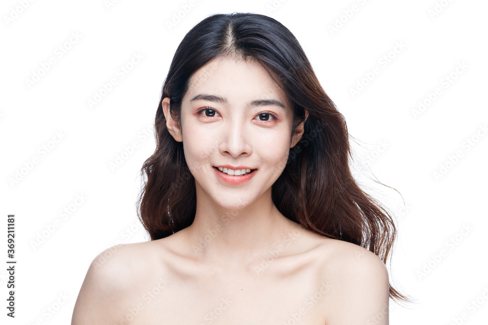 Portrait Of Beautiful Woman in Studio Portrait Of Beautiful Woman in Studio