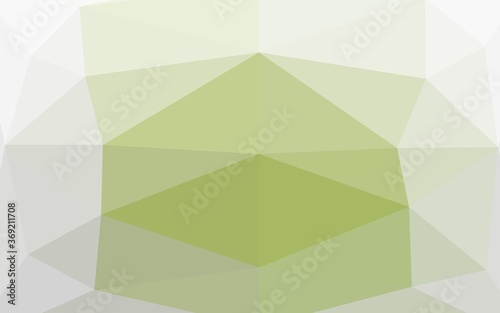 Light Green vector blurry triangle template. Modern geometrical abstract illustration with gradient. Brand new design for your business.