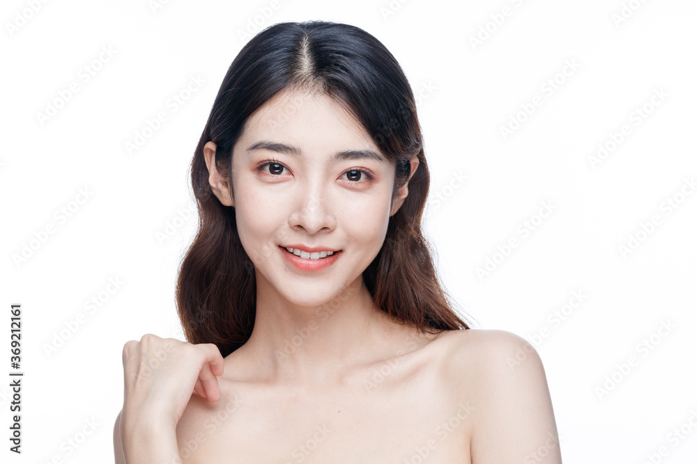 Portrait Of Beautiful Woman in Studio Portrait Of Beautiful Woman in Studio