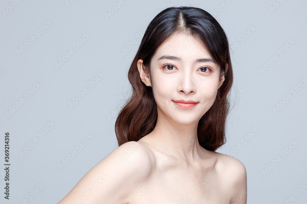 Portrait Of Beautiful Woman in Studio Portrait Of Beautiful Woman in Studio