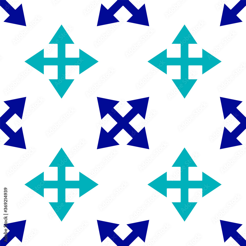 Blue Road traffic sign. Signpost icon isolated seamless pattern on white background. Pointer symbol. Isolated street information sign. Direction sign. Vector Illustration. Blue Road traffic sign. Signpost icon isolated seamless pattern on white background. Pointer symbol. Isolated street information sign. Direction sign. Vector Illustration.