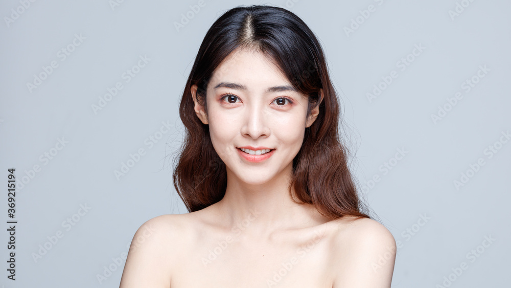 Portrait Of Beautiful Woman in Studio Portrait Of Beautiful Woman in Studio