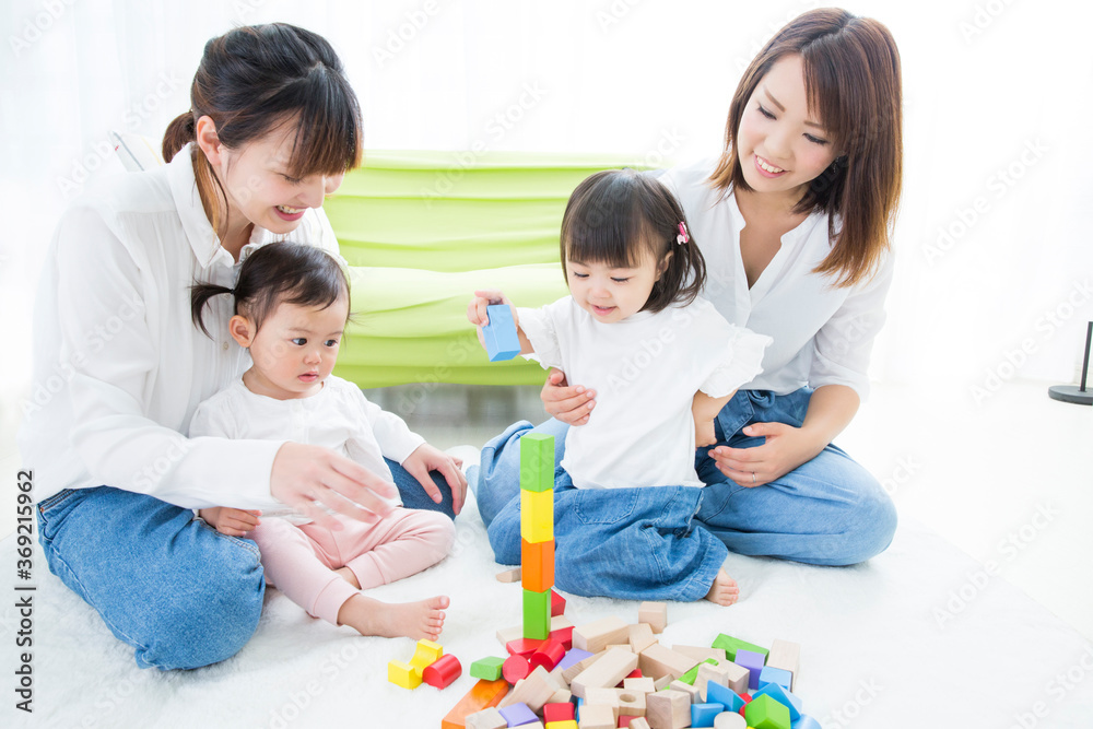 遊ぶ親子 遊ぶ親子