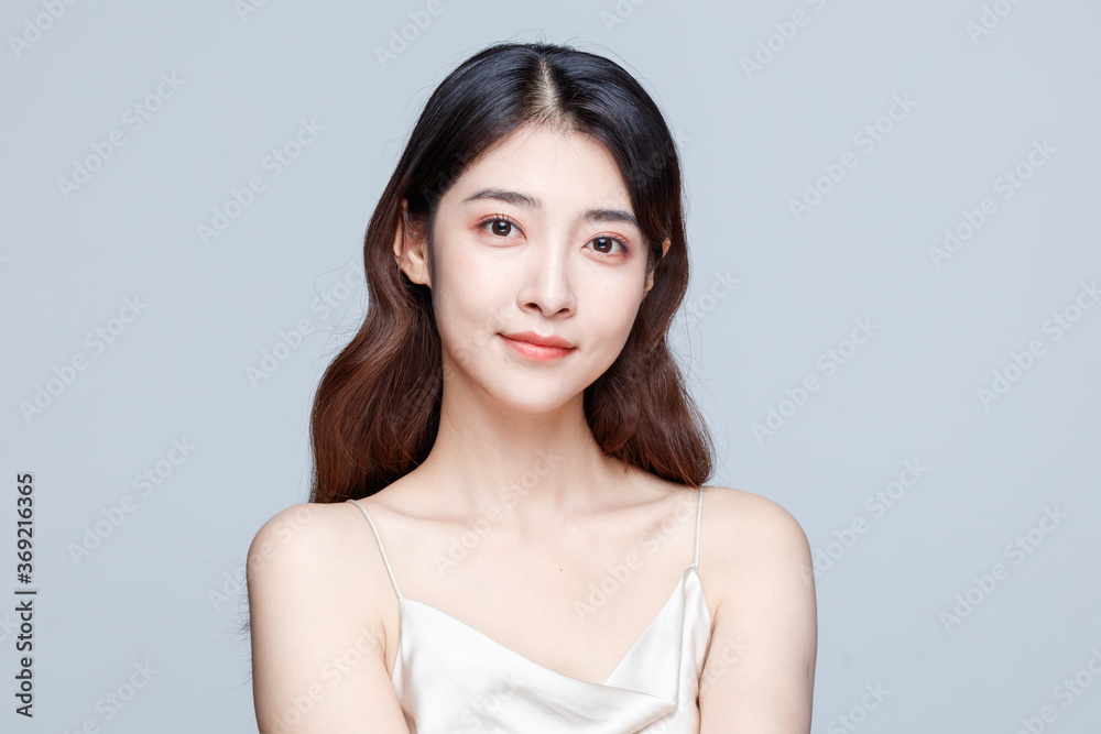 Portrait Of Beautiful Woman in Studio Portrait Of Beautiful Woman in Studio