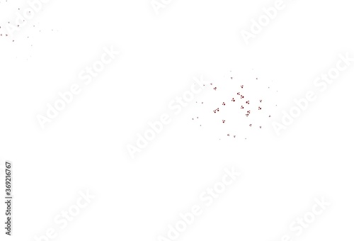 Light Red vector background with bubble shapes.