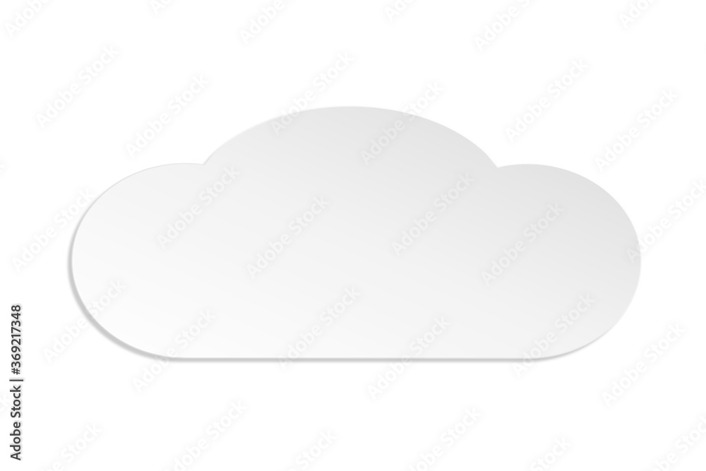 Three dimensional shape cloud Used in transportation icons Three dimensional shape cloud Used in transportation icons