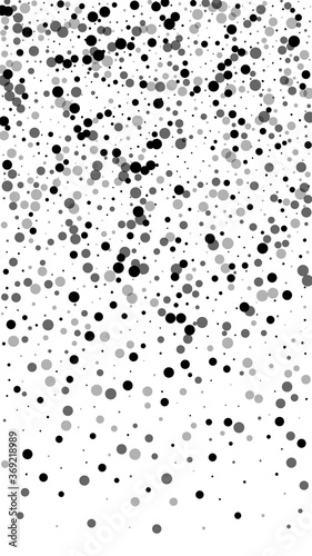 Scattered dense balck dots. Dark points dispersion