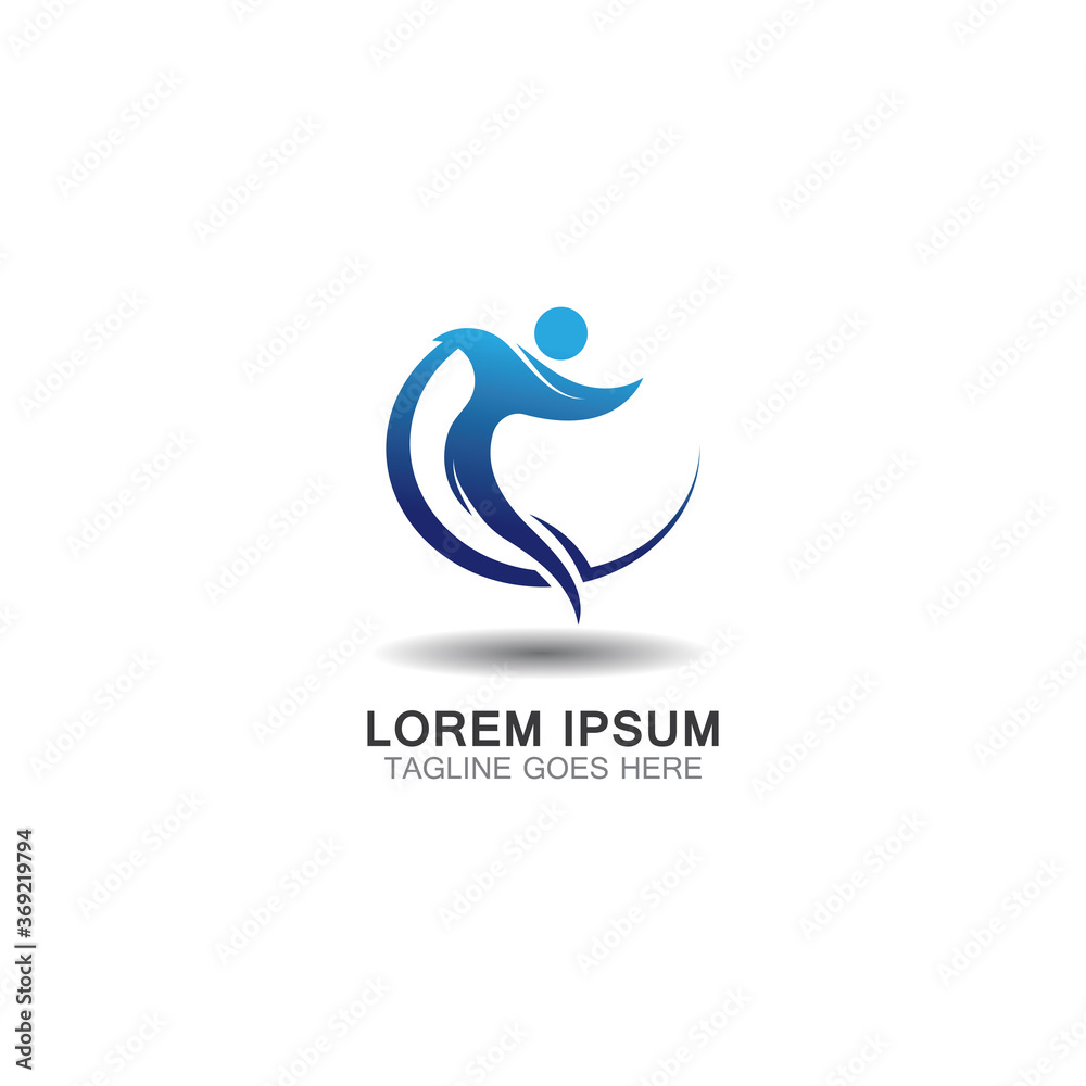 Abstract simple Person logo creative inspiration Design Vector Template Abstract simple Person logo creative inspiration Design Vector Template