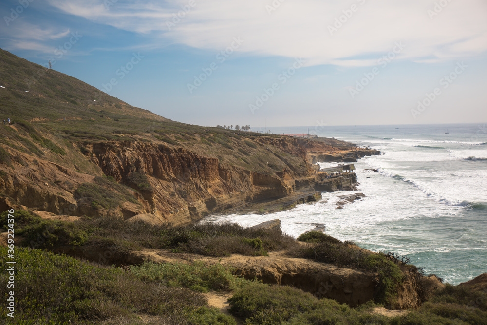 Pacific Coast, Cabrillo National Monument, San Diego, California, USA Pacific Coast, Cabrillo National Monument, San Diego, California, USA