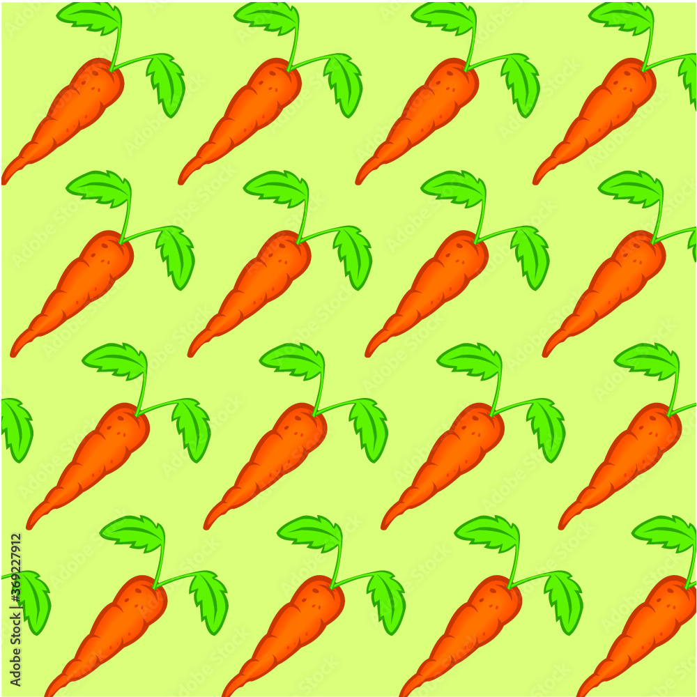 seamless background with carrot