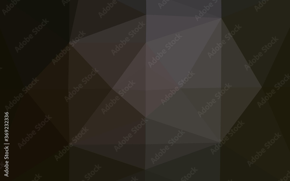 Dark Black vector low poly layout. Geometric illustration in Origami style with gradient. Triangular pattern for your business design. Dark Black vector low poly layout. Geometric illustration in Origami style with gradient. Triangular pattern for your business design.