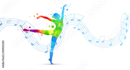sagoma, silhouette, corpo, danza, ballerina