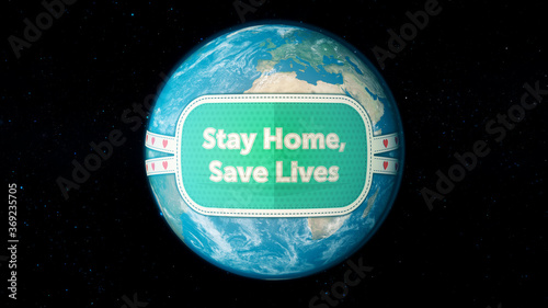 the World put mask to fight to Stay Home, Save Lives