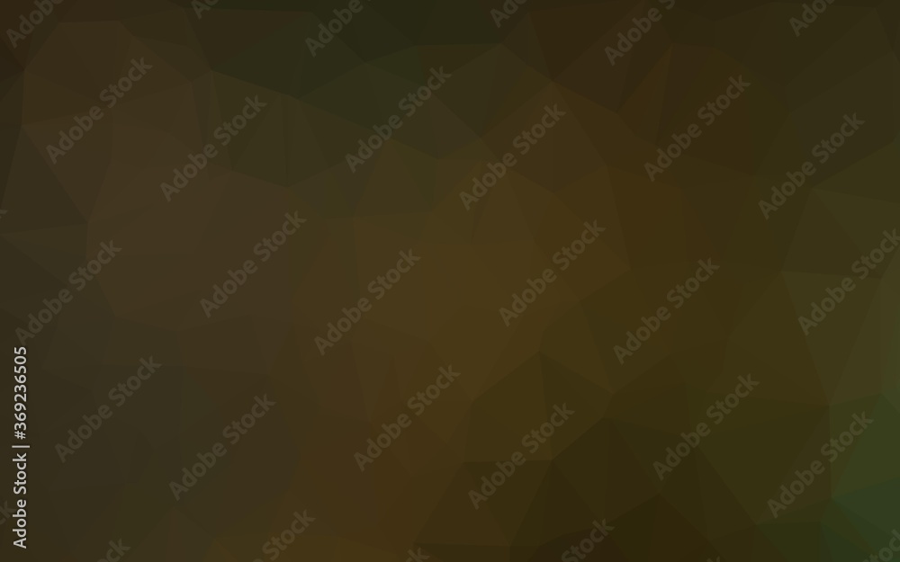 Obraz premium Dark Black vector abstract mosaic backdrop. An elegant bright illustration with gradient. Template for a cell phone background.