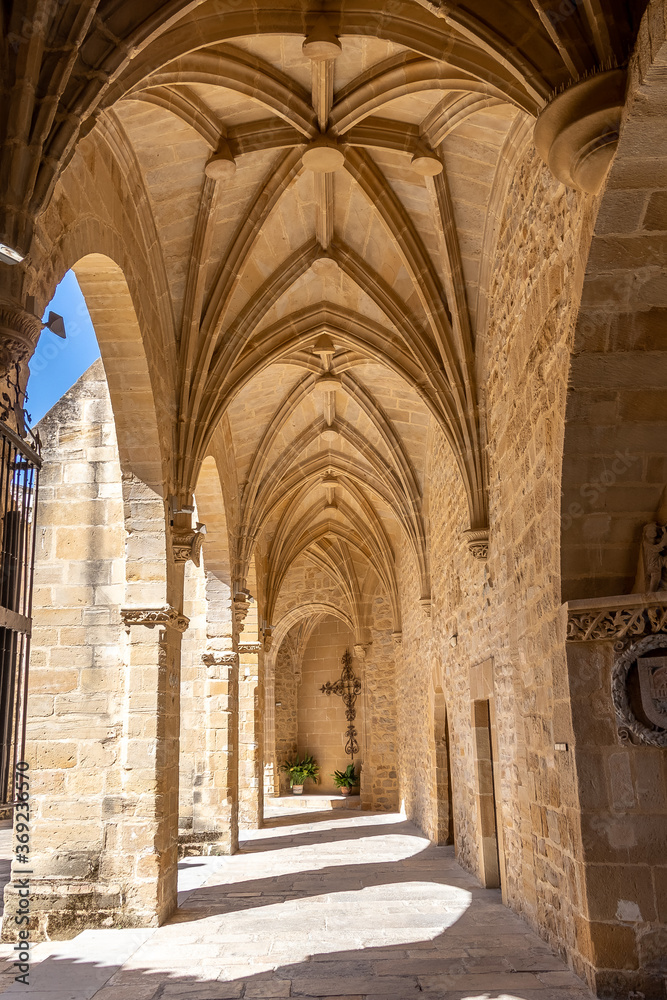 Basilica of Santa Maria of the Reales Alcazares in Ubeda, Spain