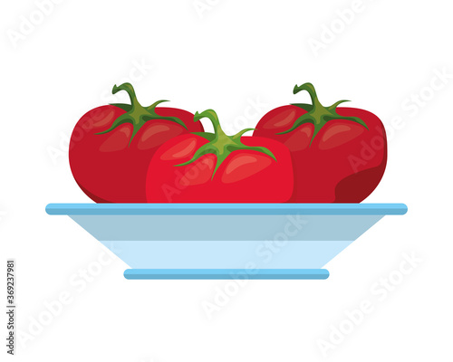 tomatoes healthy vegetables in dish