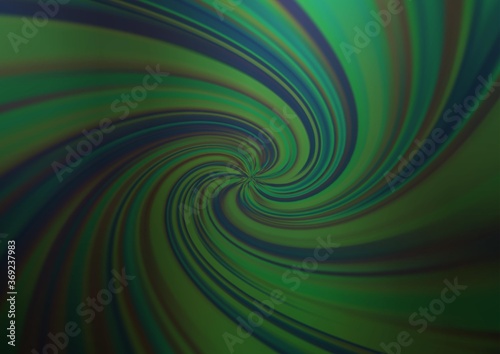 Dark Green vector glossy abstract template. A vague abstract illustration with gradient. The background for your creative designs.