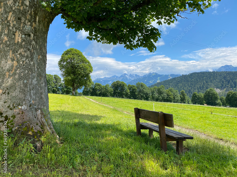 Landscape in Ramsau am Dachstein, Austria.