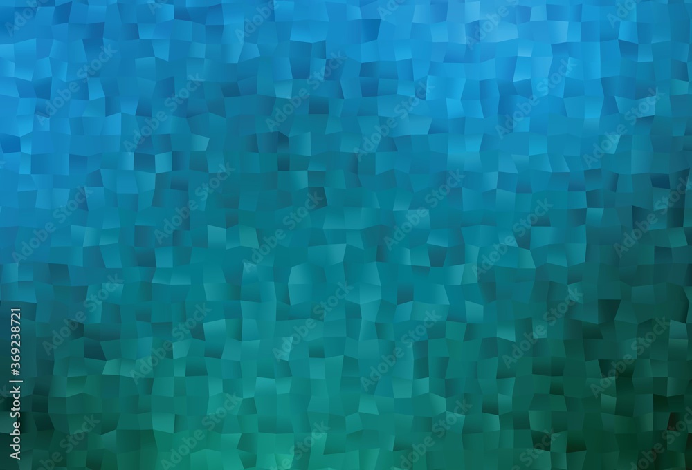 Light Blue, Green vector triangle mosaic cover.