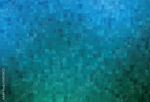 Light Blue  Green vector triangle mosaic cover.