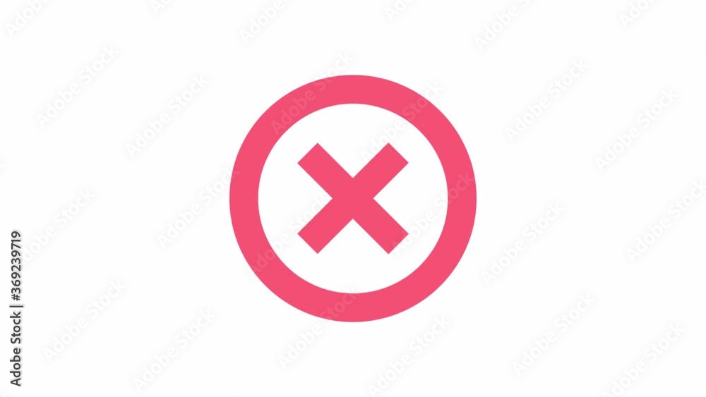 Set of a red cross symbols. Error, stop, failure, cancellation. 4k video with alpha channel. Red cross on transparent Background. Set of a red cross symbols. Error, stop, failure, cancellation. 4k video with alpha channel. Red cross on transparent Background.
