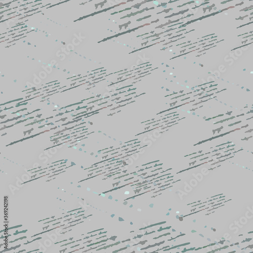 Urban camouflage of various shades of green and grey colors