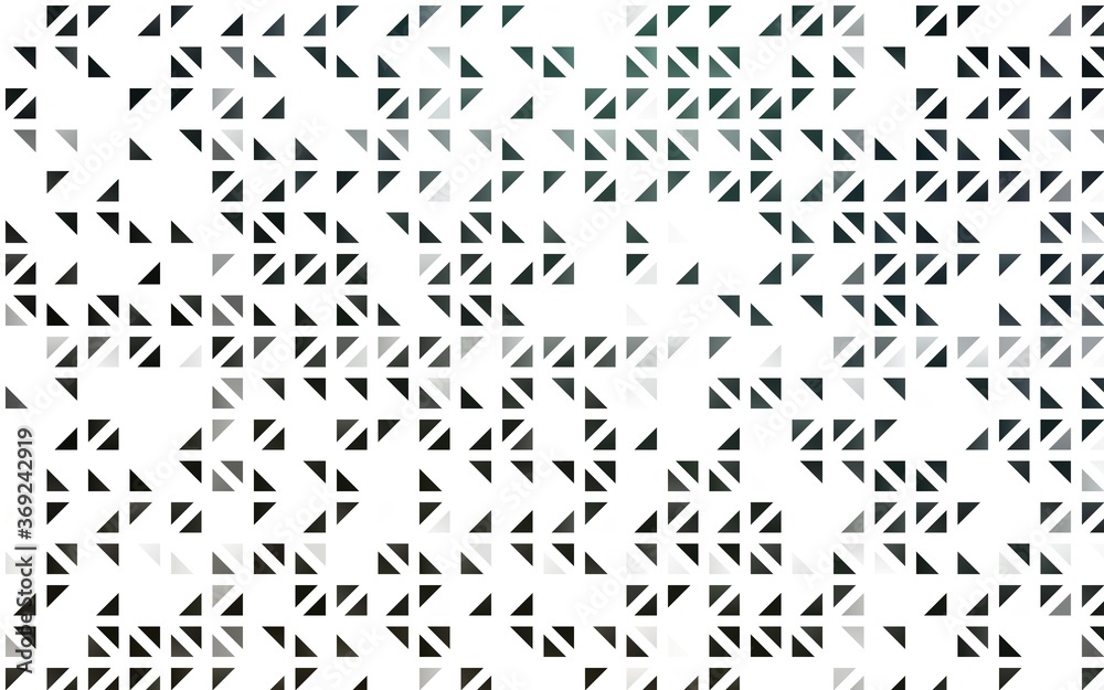 Light Green vector background with triangles. Abstract gradient illustration with triangles. Best design for your ad, poster, banner.