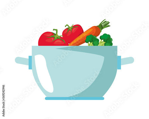 fresh vegetables in bowl healthy food
