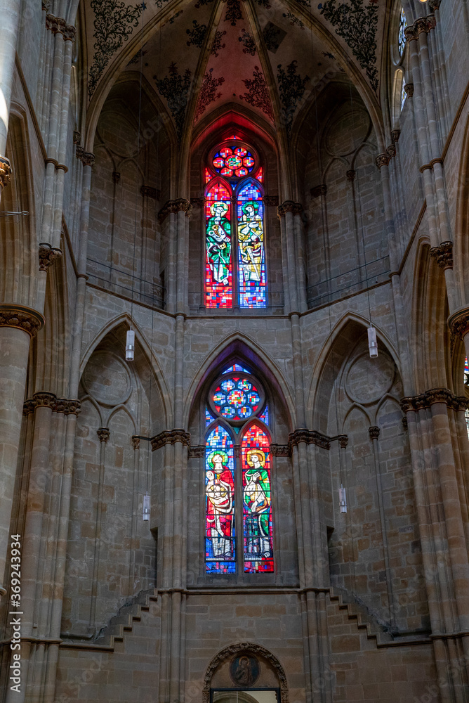 interior view of the historic Liebfrauenirche Church in Trier