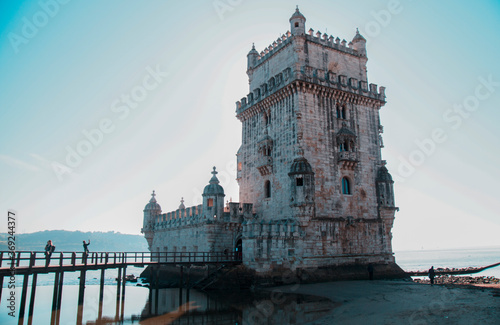 Belém Tower is a 16th-century fortification located in Lisbon. Since 1983, the tower has been a UNESCO World Heritage Site. It is often portrayed as a symbol of Europe's Age of Discoveries.